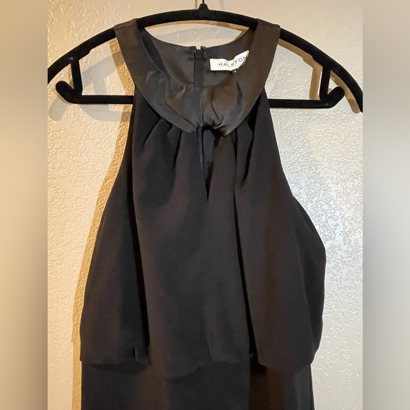 Halston Heritage NWT Halter Black Dress - Picture 4 of 8